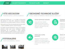 Tablet Screenshot of ducom.cz